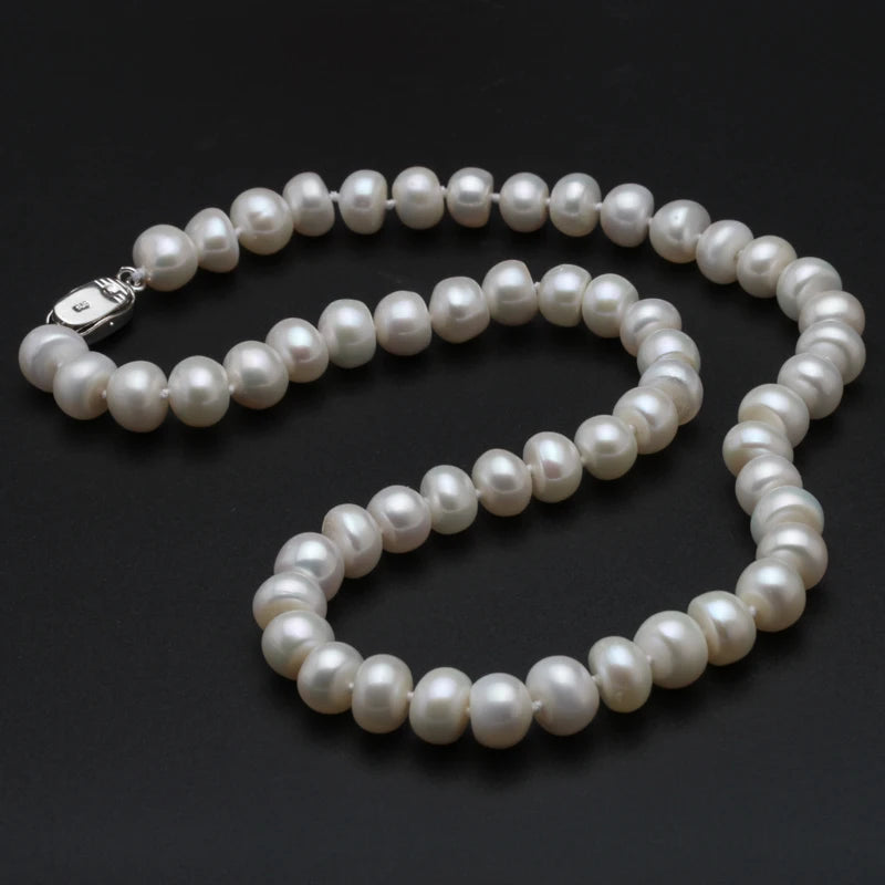 Genuine Natural Freshwater Pearl Necklace 18 inch