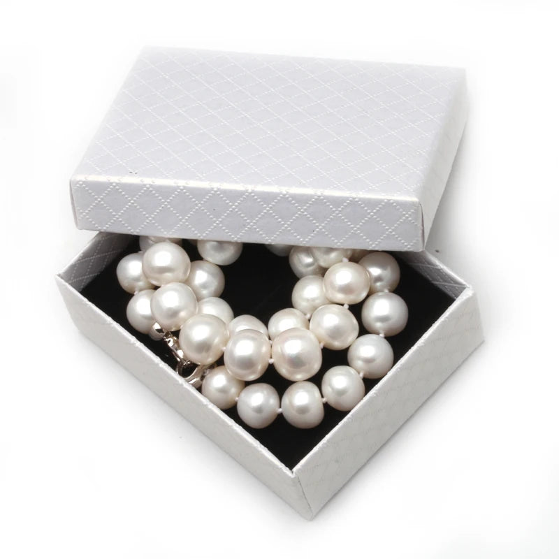 Round Natural Freshwater Big Pearl Necklace Women,Classic Pearl Chocker Necklace