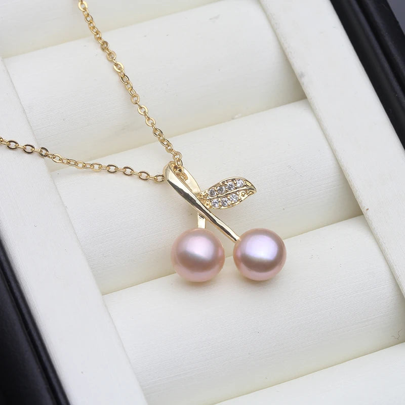 Real Original Fresh water Pearl Pendant Woman,Gold Plated Pearl Pendant Jewelry