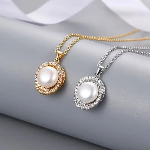 Baroque Pearl Drop Earrings in Gold Plating