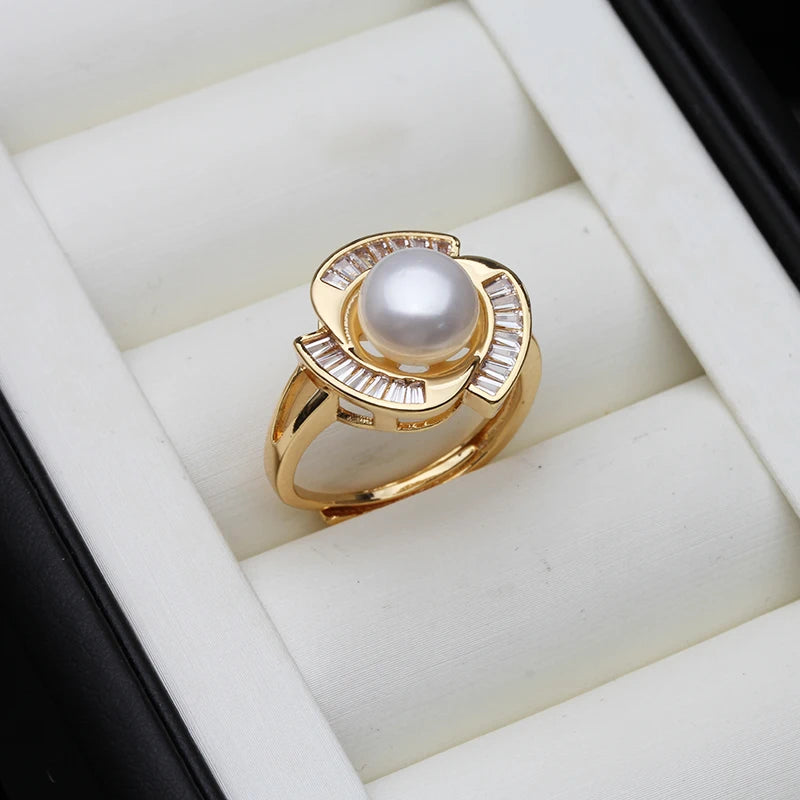 Freshwater Pearl RingsNatural Pearl Ring Adjustable