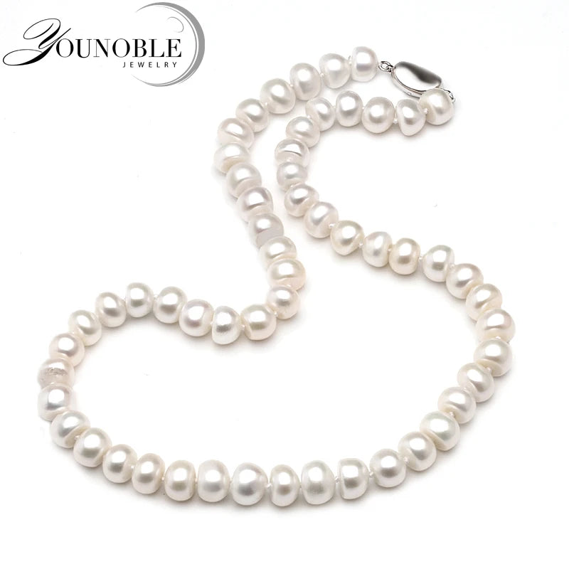 Genuine Natural Freshwater Pearl Necklace 18 inch