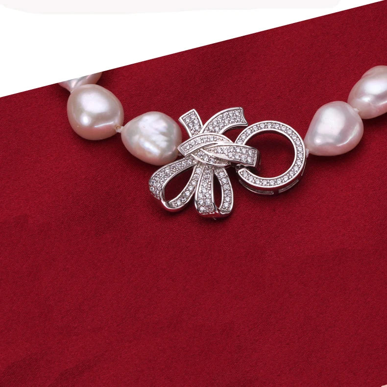 Natural Freshwater Pearl Bracelet Necklace Jewelry Clasp Accesorry Diy Jewelry