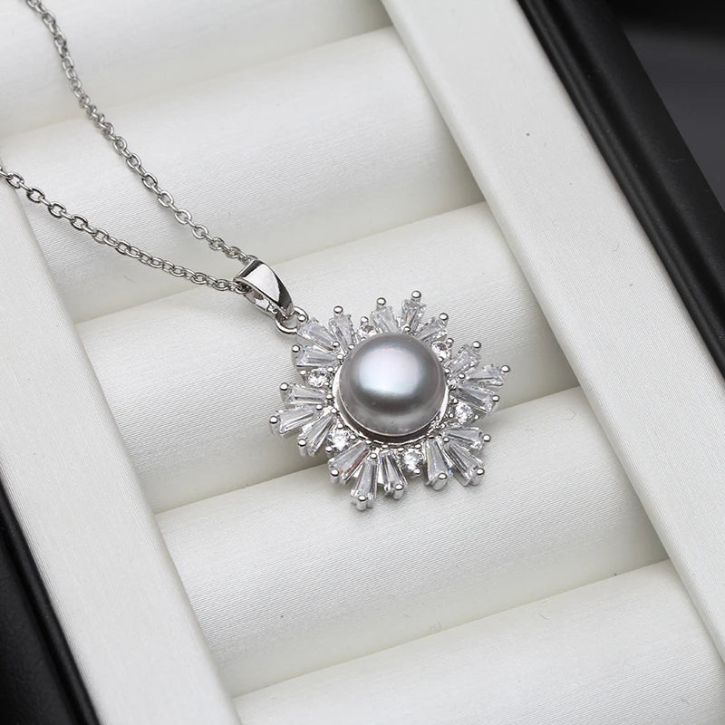 Natural Pearl Pendant , 925 Pearl Pendant Silver