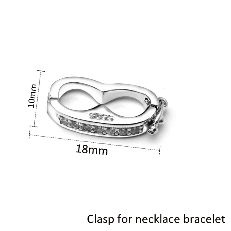 Fashion Long Pearl Necklace Natural Freshwater Pearl Necklace Jewelry Buckles Clasp Accessories