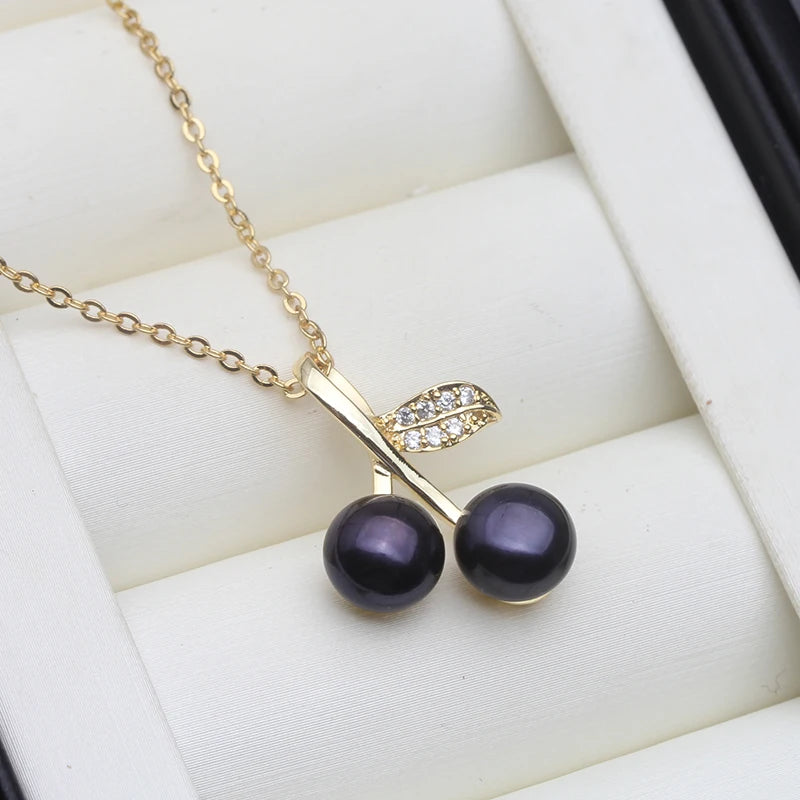 Real Original Fresh water Pearl Pendant Woman,Gold Plated Pearl Pendant Jewelry