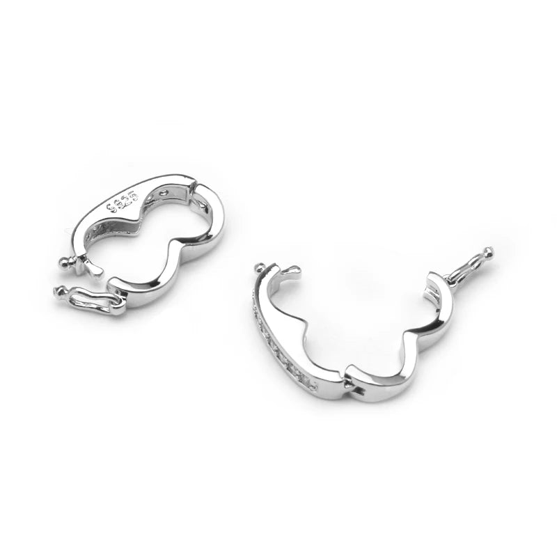 Fashion Long Pearl Necklace Natural Freshwater Pearl Necklace Jewelry Buckles Clasp Accessories