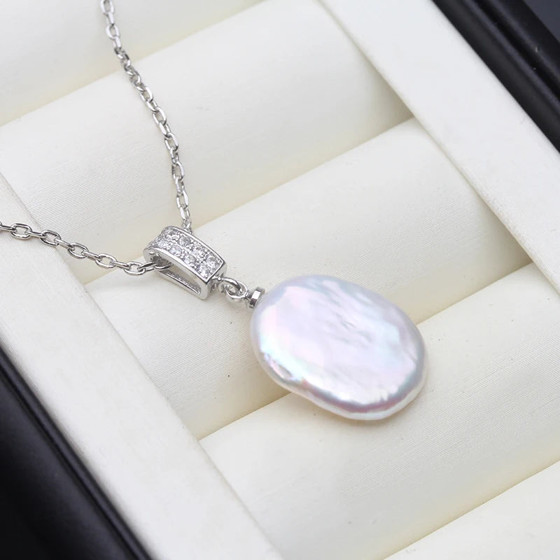 Real Natural Original Large Baroque Pearl Pendant