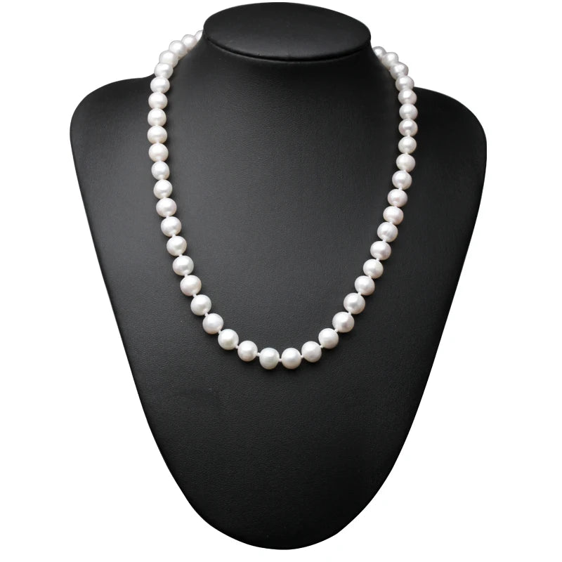 Real Natural River Freshwater Pearl Necklace