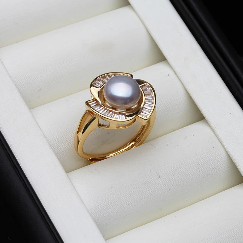 Freshwater Pearl RingsNatural Pearl Ring Adjustable