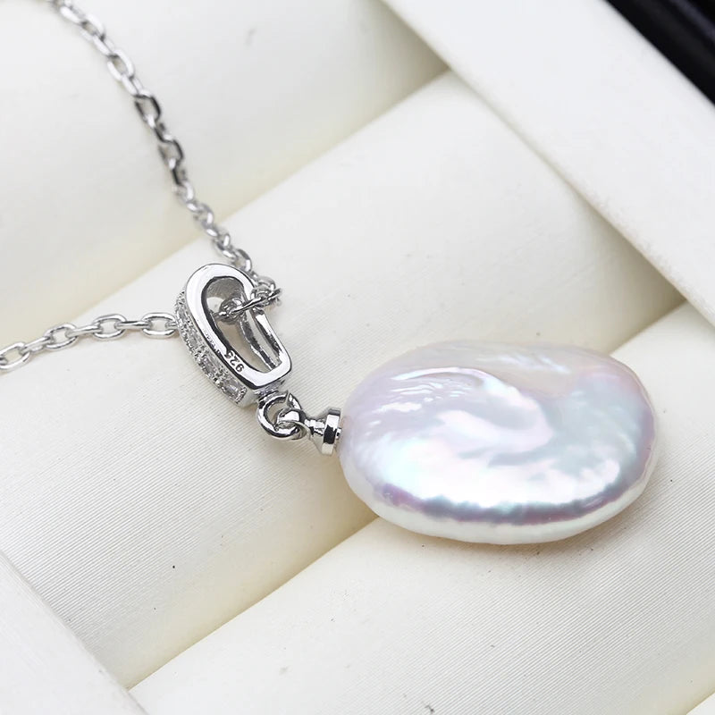Real Natural Original Large Baroque Pearl Pendant